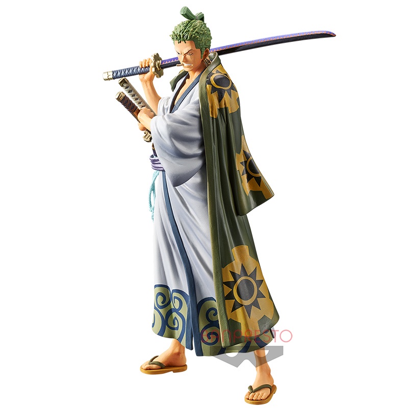 Mô hình Chính hãng One piece - Roronoa Zoro - DXF Wano Country Grandline Men vol. 2 Banpresto