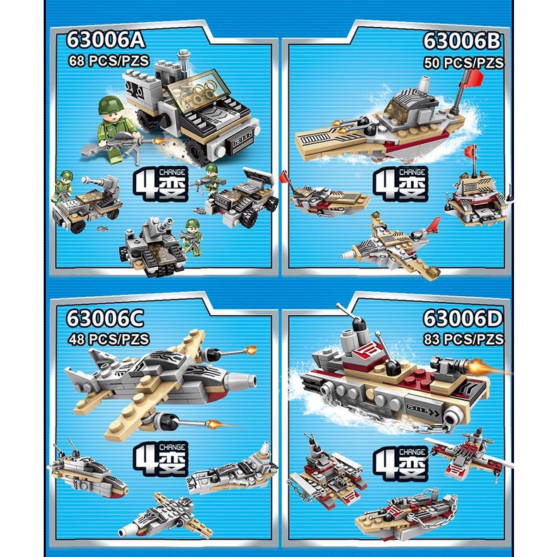 Đồ chơi Lego Thuyền Chiến Hạm WARSHIP đồ chơi lắp ghép mô hình Lego máy bay chiến đấu 500 - 1000 CHI TIẾT