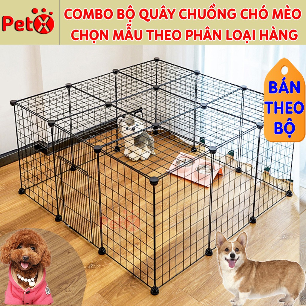 Quây chuồng chó mèo lắp ghép nuôi thú cưng sơn tĩnh điện giá rẻ-16