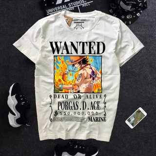 (SALE) Áo Thun One Piece Wanted ACE