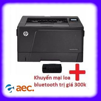 Máy In đen trắng Laser HP LaserJet Pro M706n (Đen) + Khuyến mại loa bluetooth trị giá 300k