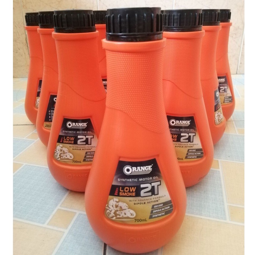 Nhớt thơm 2T ORANGE LOW SMOKE 700ML