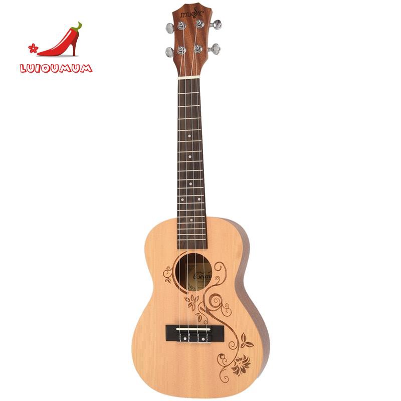 Đàn Ukulele 23 Inch 4 Dây Chất Liệu Gỗ Hồng Sắc