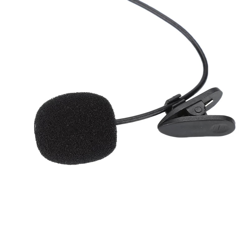 Micro 3.5mm nhỏ rảnh tay có dây đeo cổ cho máy tính xách tay khi quay video YouTube/ hội nghị truyền hình/ Vlog