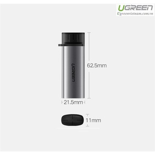 Đầu đọc thẻ SD/TF USB Type C cao cấp UGREEN 50704