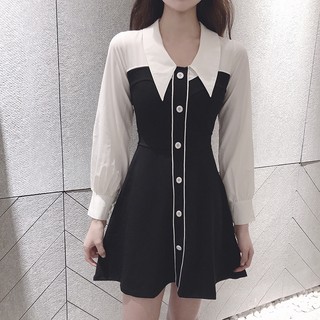 đầm tiểu thư hàn quốc