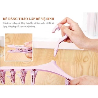 MÓC PHƠI ĐỒ 8 kẹp