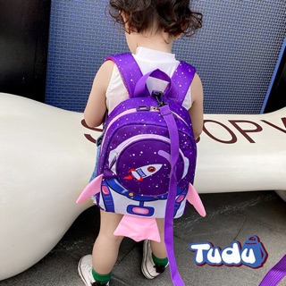 Balo Trẻ Em Tudu, Ba Lô Mini Cho Bé Nhỏ Gọn MẫuTàu Con Thoi CN162