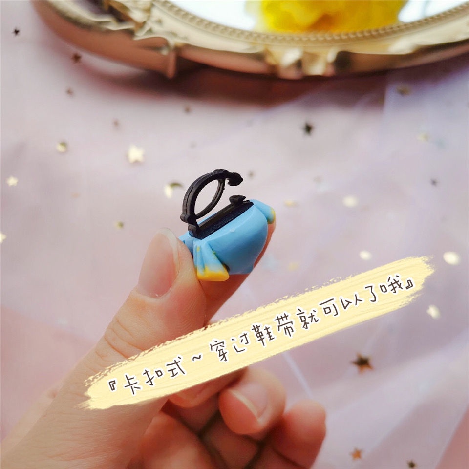 Khóa Dây Giày♛♛♛Khóa Dây Giày Air Force No. 1 Hình Gấu Dễ Thương Có Thể Tháo Rời