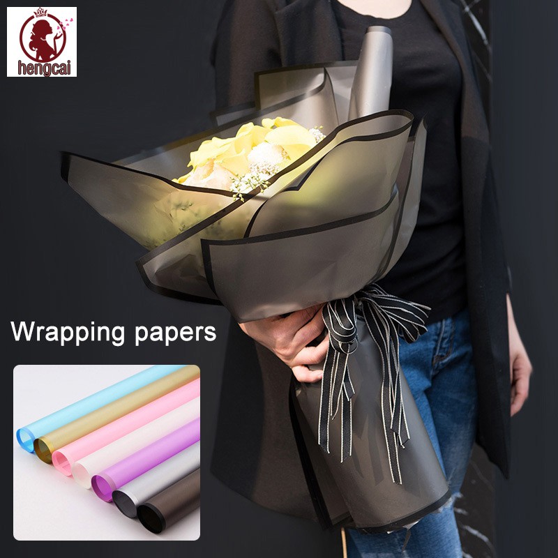 20pcs Flower Packaging Paper Frosted Florist Supplies Handmade Material Bouquet Pack Wrapping Paper