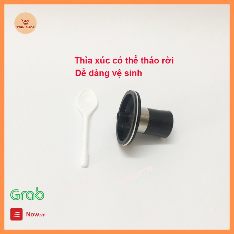 Hũ đựng gia vị, Lọ đựng gia vị thủy tinh kèm muỗng tiện lợi cao cấp | BigBuy360 - bigbuy360.vn