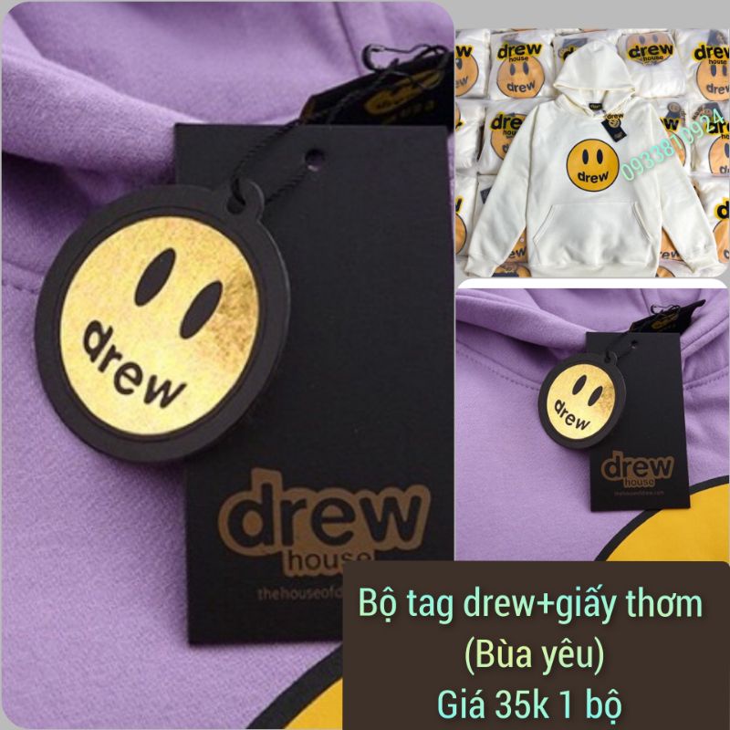 Áo Nỉ HOODIE Drew house Chữ gấu, áo nỉ bông hoodie unisex nam nữ (Tặng Kèm bộ tag+giấy thơm) | BigBuy360 - bigbuy360.vn