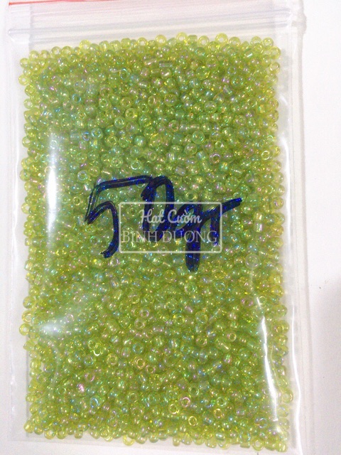 2000 Hạt tấm ngũ sắc nhiều màu trang trí khoảng 50gr