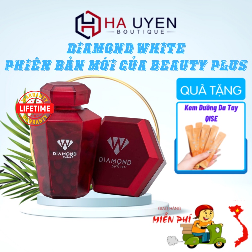 Diamond White Viên Uống Trắng Da, Chống Nắng, Giảm Nám Tàn Nhang [ HÀNG - CHÍNH - HÃNG ]