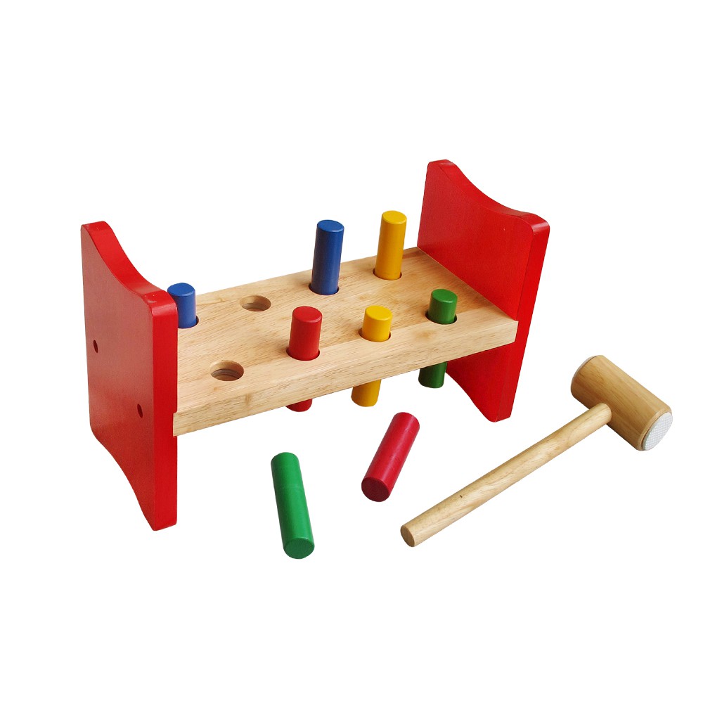 Đồ chơi gỗ Búa đập cọc | Winwintoys 60192 | Rèn tính nhanh nhẹn, khéo léo | Đạt tiêu chuẩn CE và CR