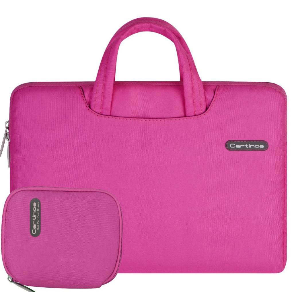 Túi chống sốc 3 in 1 cho Macbook Cartinoe Ambilight Series hồng ( tặng kèm túi đựng sạc và bàn di chuột) [Freeship 10k]