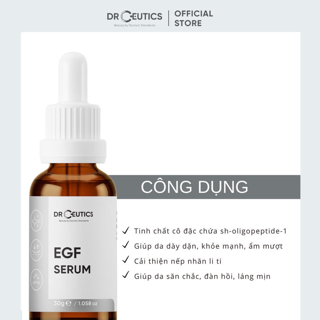 Serum EGF DrCeutics Phục Hồi Trẻ Hóa Da - 30ml