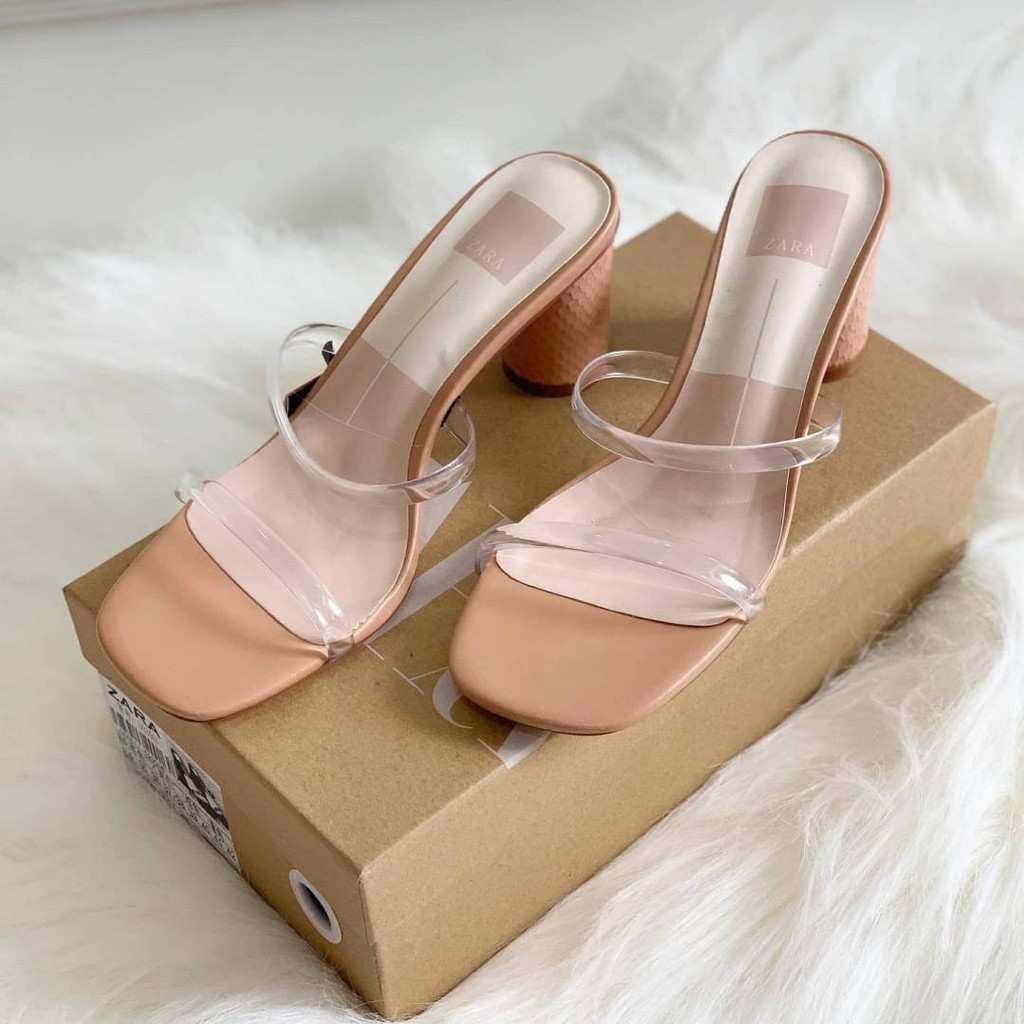 Zara Giày Sandal Cao Gót Thời Trang Sành Điệu Zs297