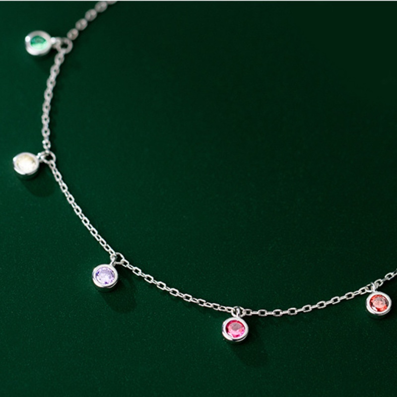 Vòng chân nữ phong cách hàn quốc đơn giản nhiều màu sắc thời trang vòng chân