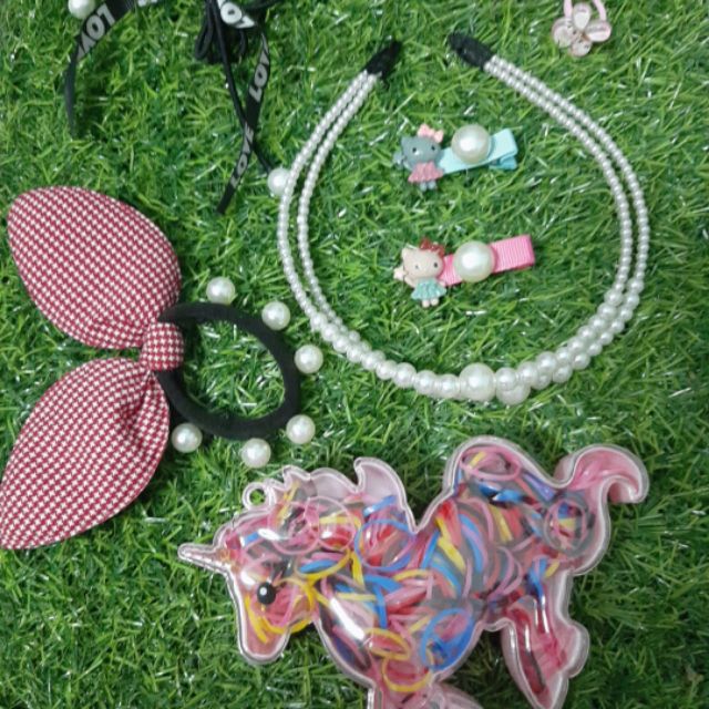 SET 8 MÓN PHỤ KIỆN LÀM ĐẸP CHO BÉ GÁI