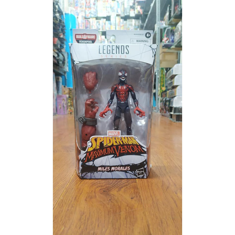 (CÓ SẴN) MÔ HÌNH CHÍNH HÃNG MARVEL LEGENDS VENOMIZED MILES MORALES