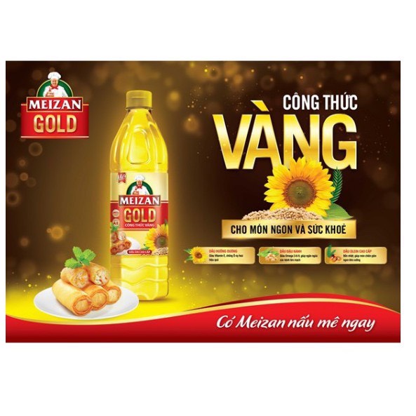 Dầu ăn Meizan gold 1L/2L