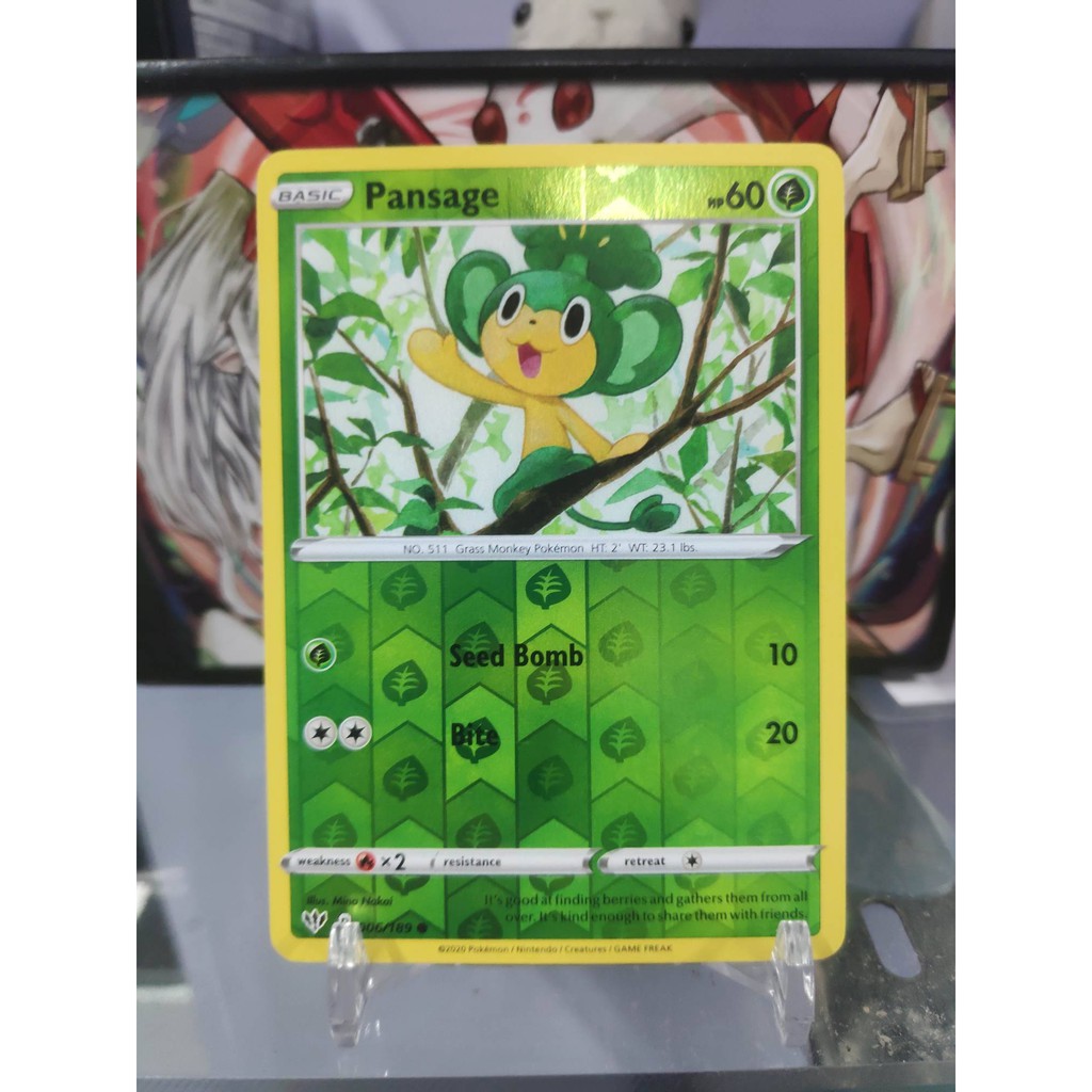[ Dưa Hấu Yugioh ] Lá bài thẻ bài Pokemon Pansage