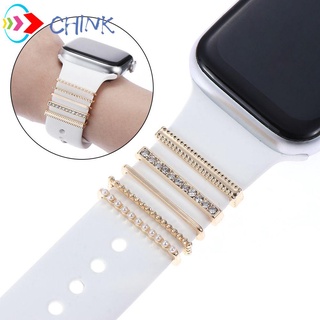 CHINK Metal Decorative Ring Brooch Strap Accessories Watch Band Ornament Bracelet Creative Nails Diamond Wristbelt Charms