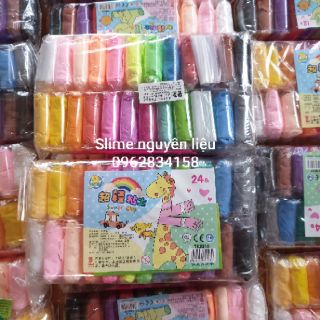 Đất set 💐FREESHIP 💐 Đất nặn 12 màu 24 màu , đất sét softclay, đất set siêu nhẹ