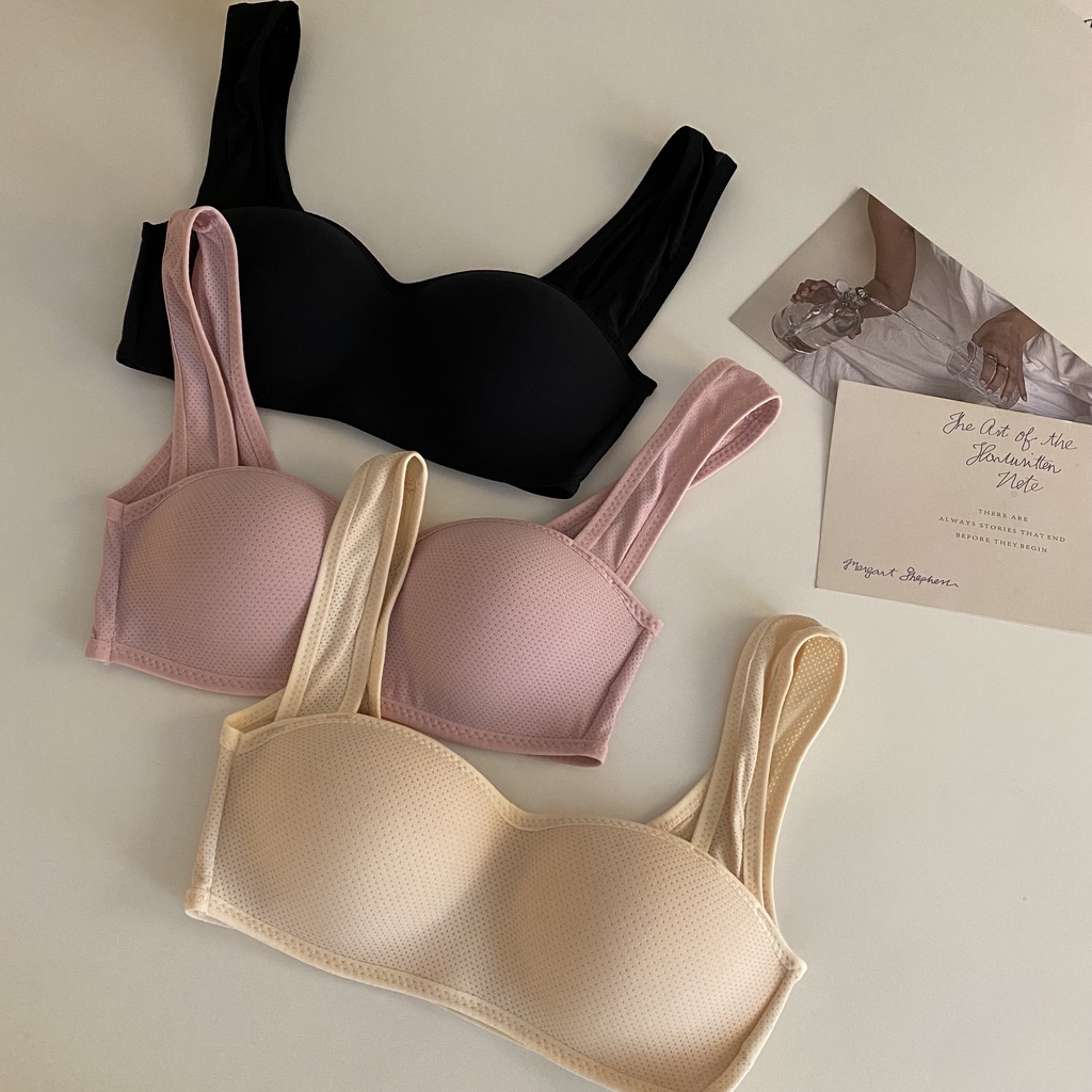 Áo Ngực Không Gọng Không Đường May Màu Sắc Đơn Giản Thoải Mái