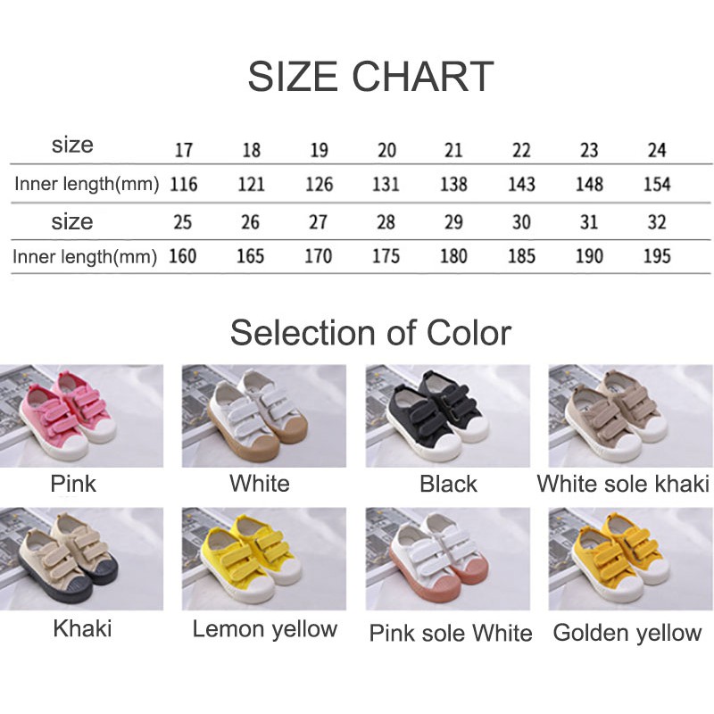 Girl's canvas shoes boy's canvas shoes boy's Velcro canvas shoes soft soled walking shoes children's soft sports biscuit shoes Korean versatile kindergarten students' shoes breathable low top casual board shoes