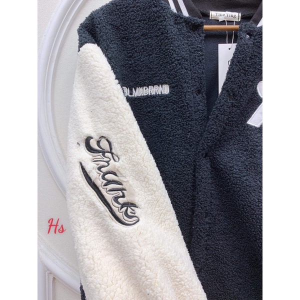 Áo khoác lông chữ R HS6