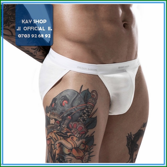 Quần lót nam thun cotton hở sườn sexy Man Basic - Quần sịp nam ôm mông căng tròn quyến rũ mới sang trọng