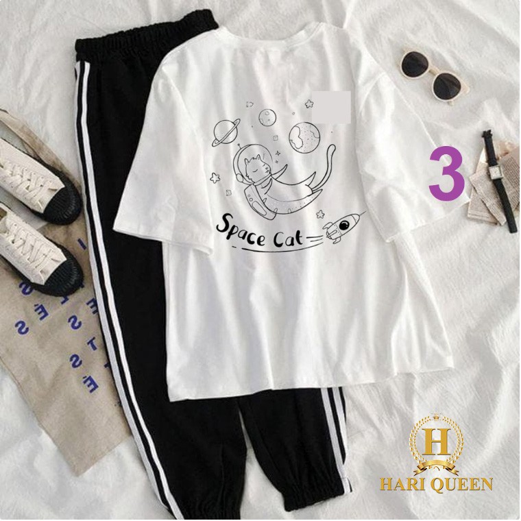 [FREESHIP ĐƠN TỪ 50K] Sét áo in hình kèm quần sọc DTR0320