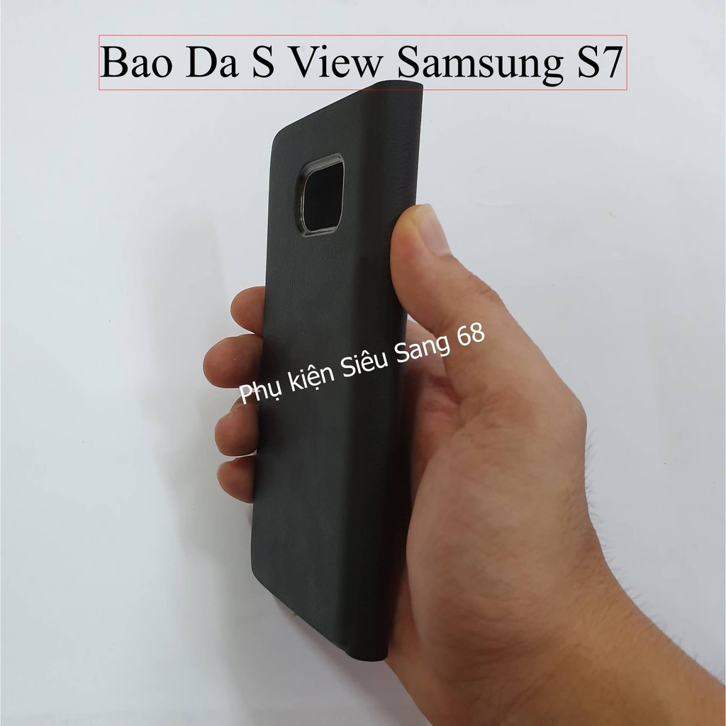 Samsung S7| Bao Da S View Samsung Glaxy S7 - Pk68