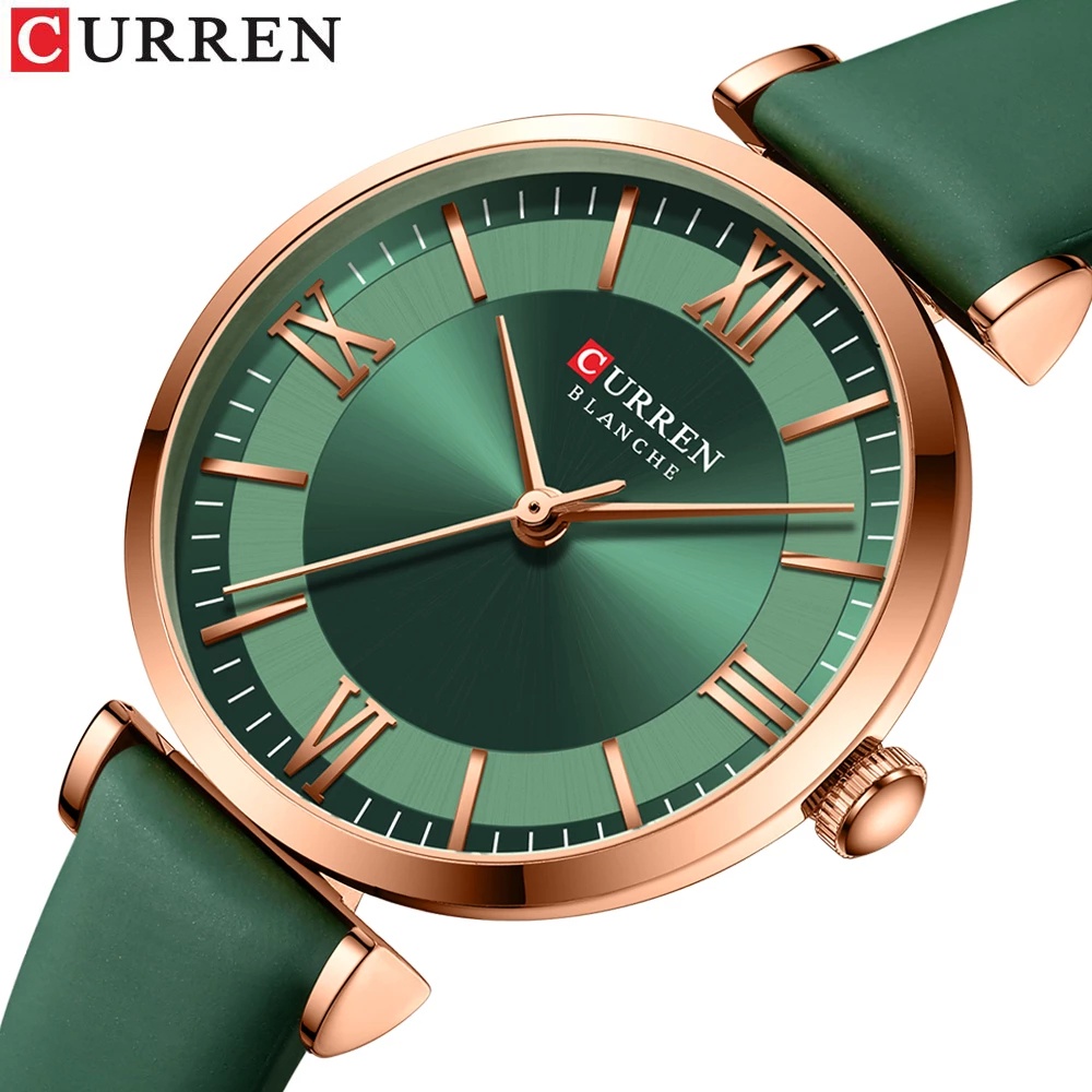 Đồng Hồ Quartz Curren Với Dây Đeo Da
