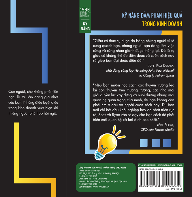 Sách &gt; Kỹ Năng Đàm Phán Hiệu Quả Trong Kinh Doanh (1980 Books)