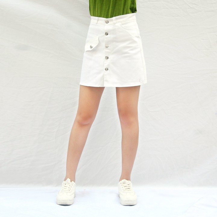 CHÂN VÁY KAKI JEAN NƯỮA CO GIÃN THỜI TRANG CAO CẤP | BigBuy360 - bigbuy360.vn