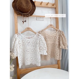 Áo lưới hoa ngũ giác (chat chọn màu)