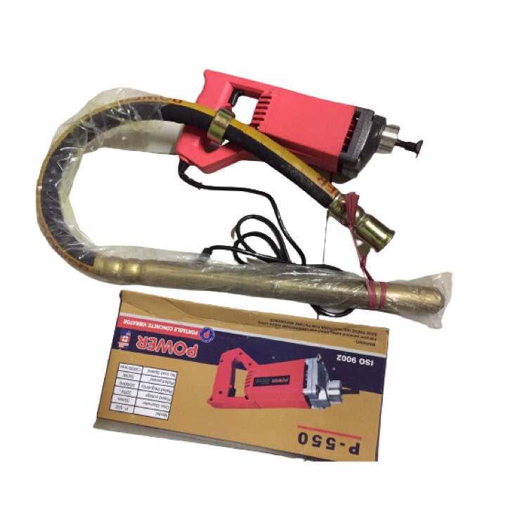 Máy đầm dùi bê tông Power P550 chính hãng máy + dây 1m2 - bảo hành 6 tháng