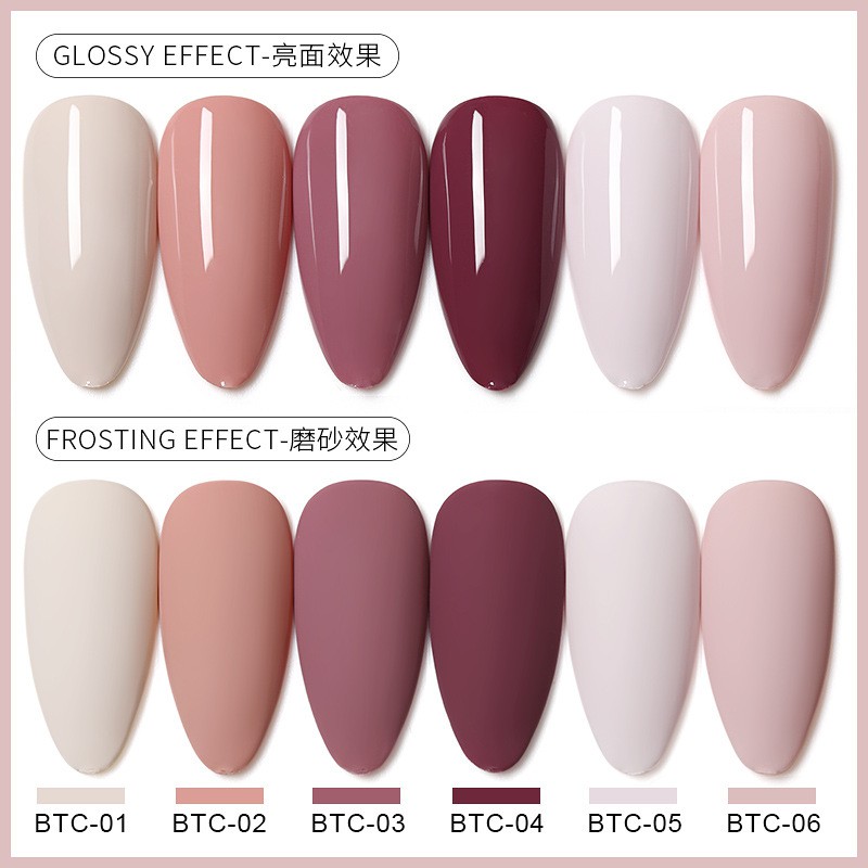 Sơn gel AS Sơn móng tay gel dùng máy hơ gel sơn nail tone nude tím vỏ đỗ hồng vỏ đỗ VUA SƠN AS mã BTC 15ml