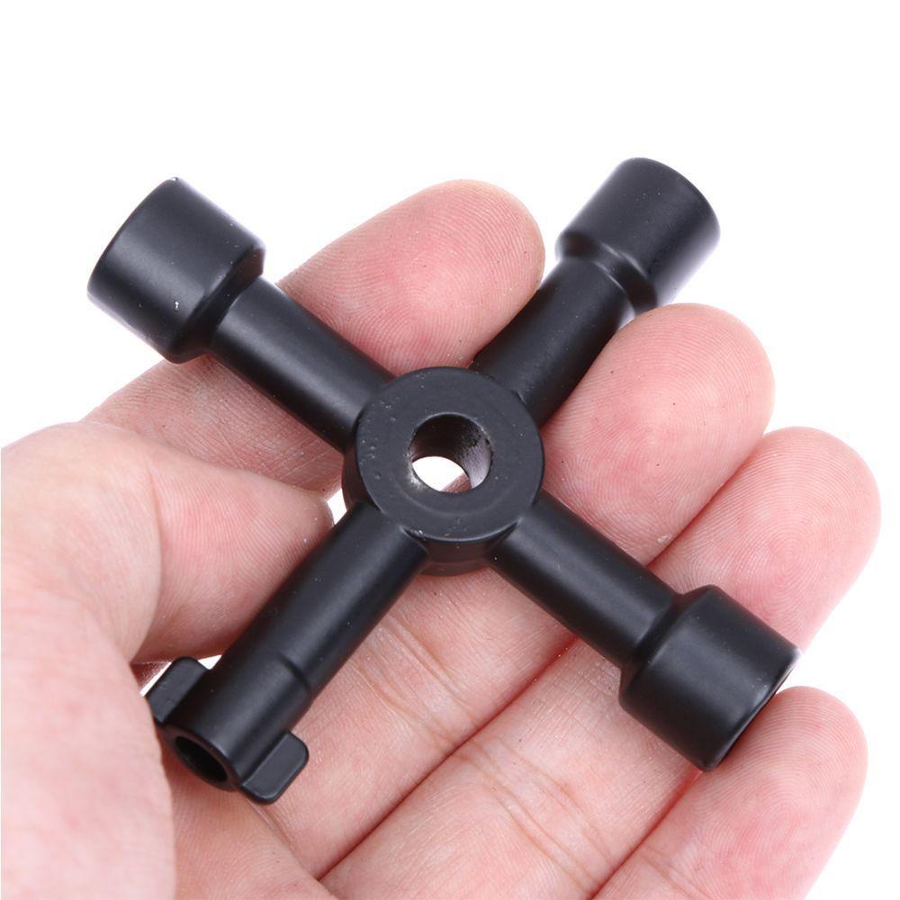 Van Khóa Tủ Thang Máy / Xe Lửa Điện Bằng Hợp Kim Màu Đen Đa Năng Chất Lượng Cao