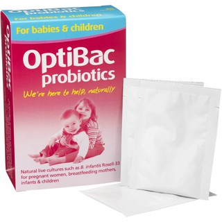 OptiBac for babies and children men vi sinh 30 gói