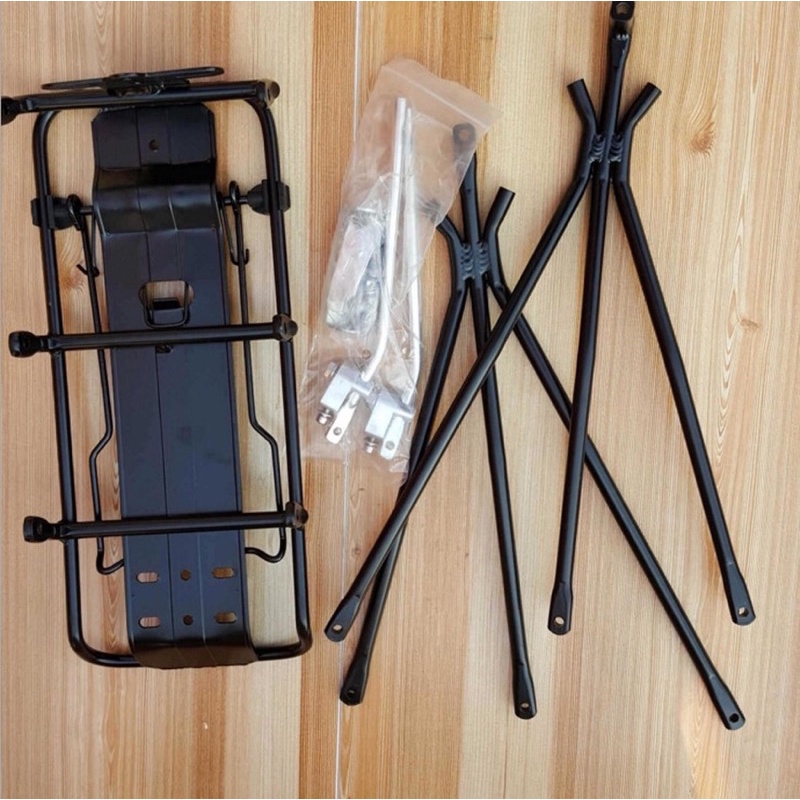 baga nhôm 3 chân xe đạp