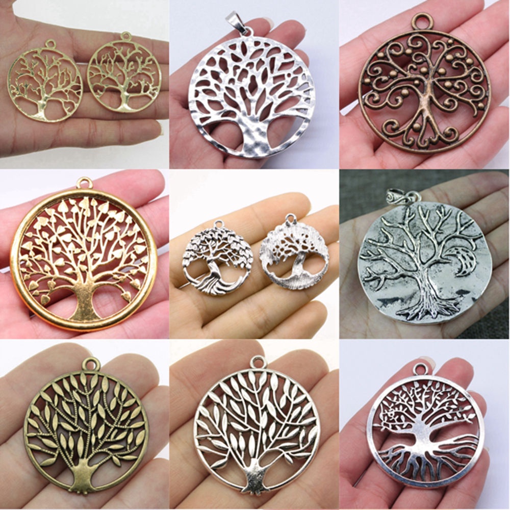 1 Mặt Dây Chuyền Hình Cây Sự Sống Handmade