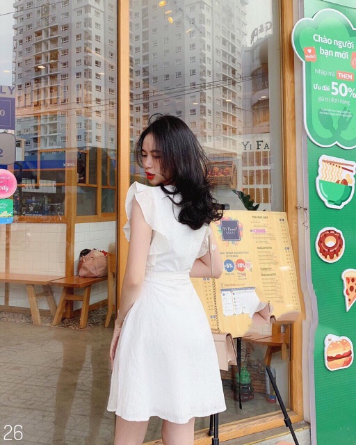 ĐẦM XÔ THÊU TRẮNG CÁNH TIÊN