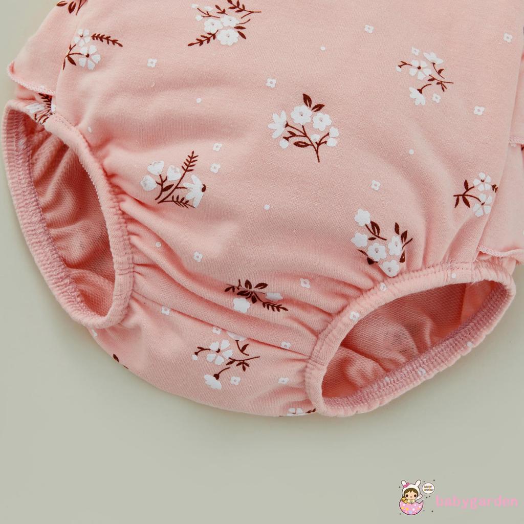 Bộ Áo Liền Quần Cổ Vuông Không Tay In Hoa Thời Trang Mùa Hè Cho Bé Gái 0-2 Tuổi