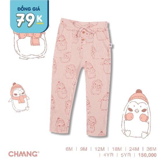 Quần legging họa tiết Chaang chất cotton/tăm cho bé