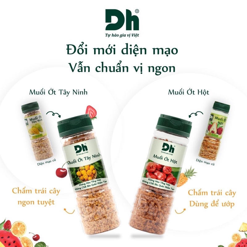 Hũ Muối Ớt Tây Ninh - Thương hiệu DH Foods