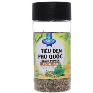 Tiêu đen xay nhuyễn Phú Quốc Minh Hà hũ 50g/ 100g
